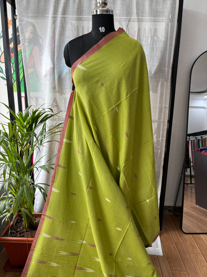 LIGHT GREEN JAMDANI SAREE