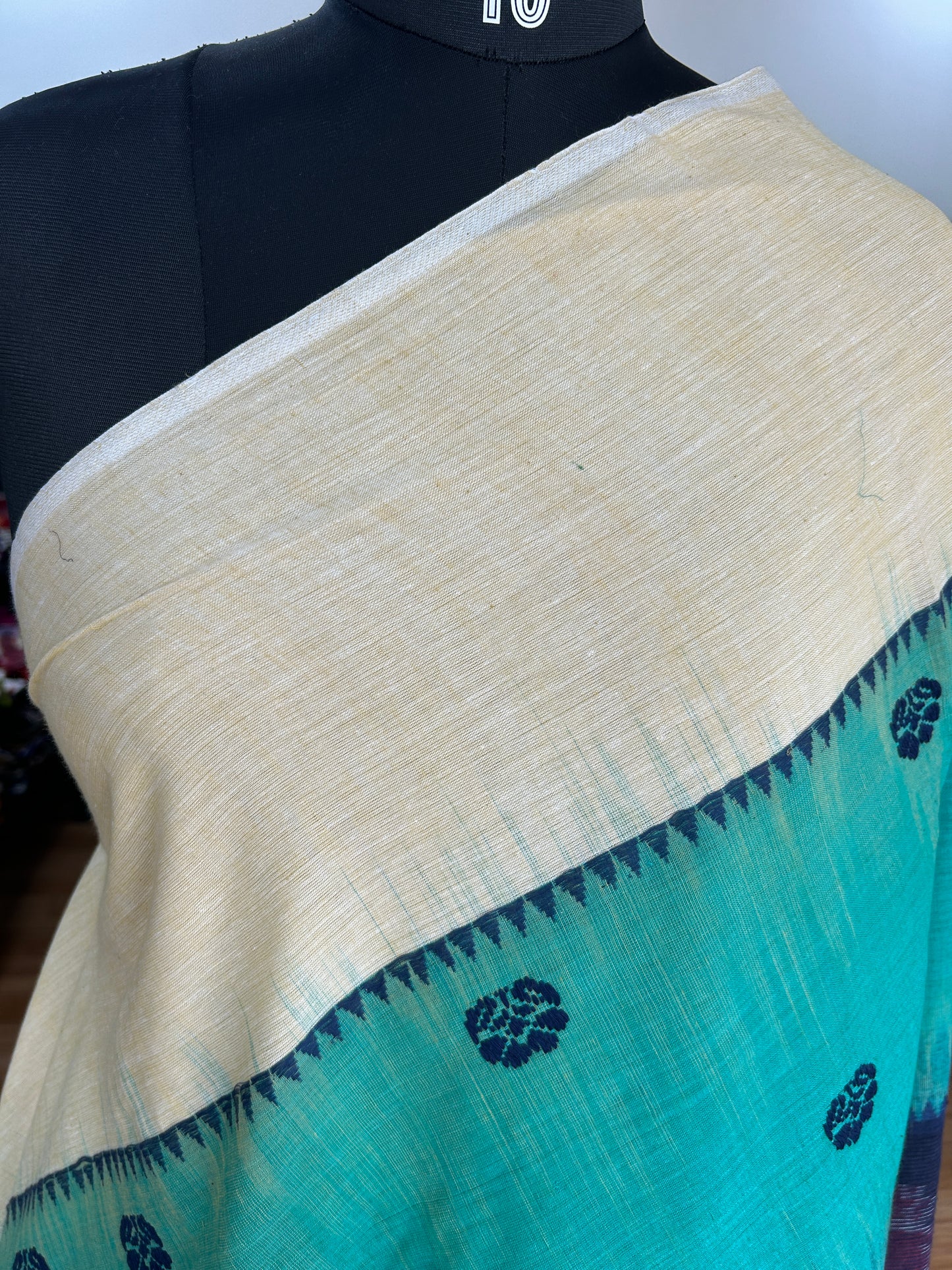 GREEN DHANIAKHALI SAREE