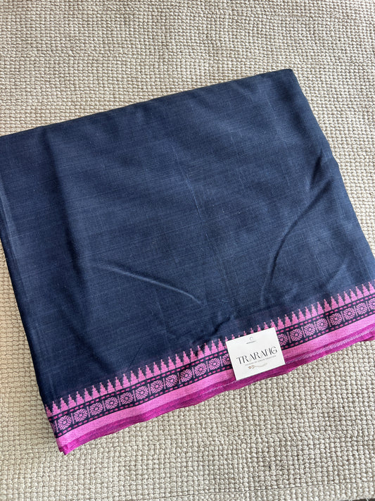 BLACK DHANIAKHALI SAREE