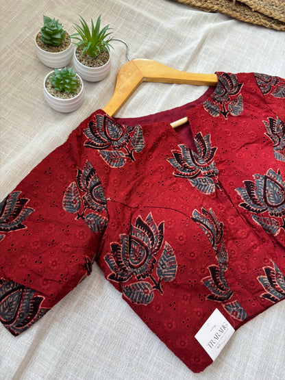 MARRON HAKOBA BLOUSE