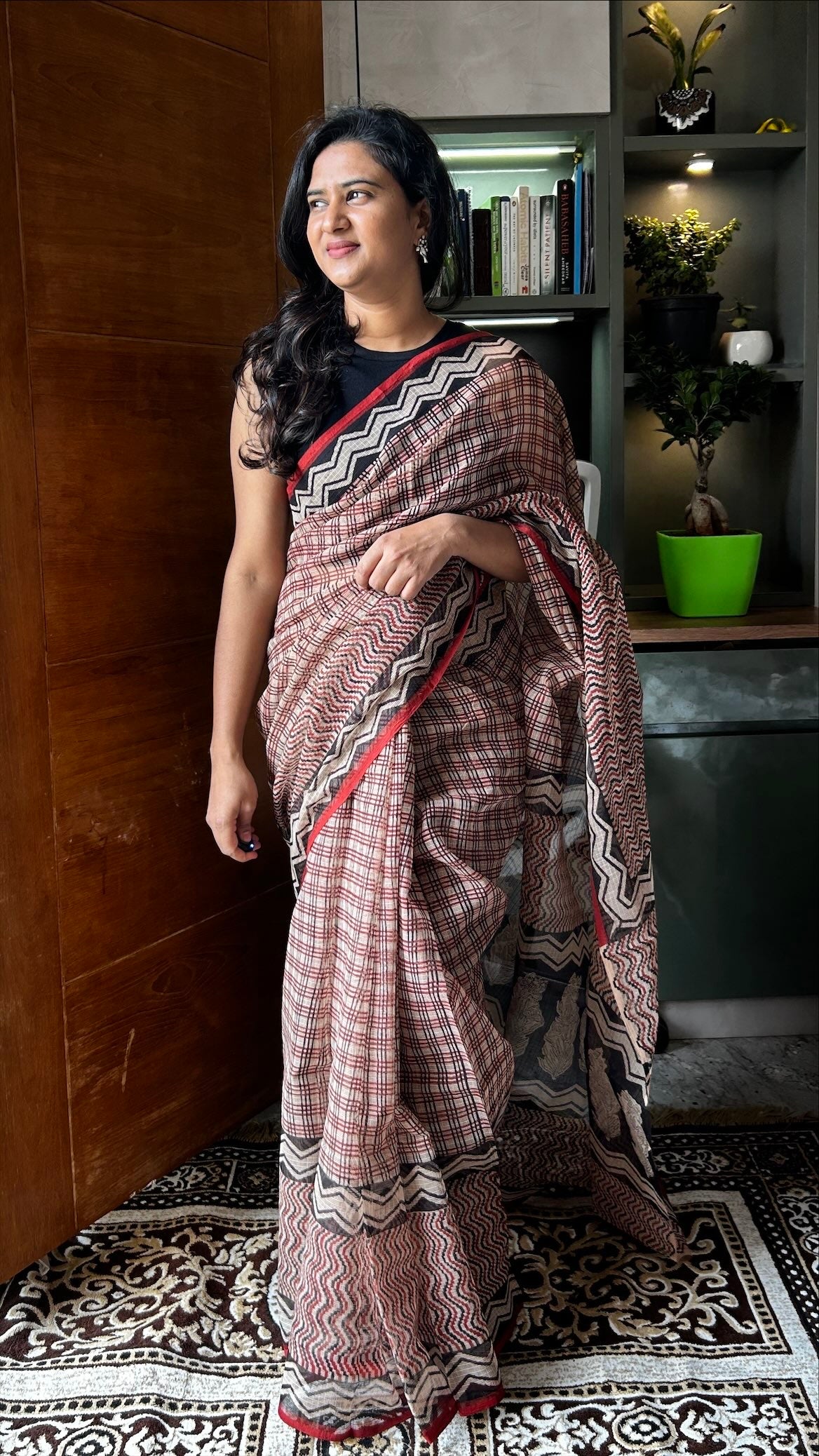 Black kota saree