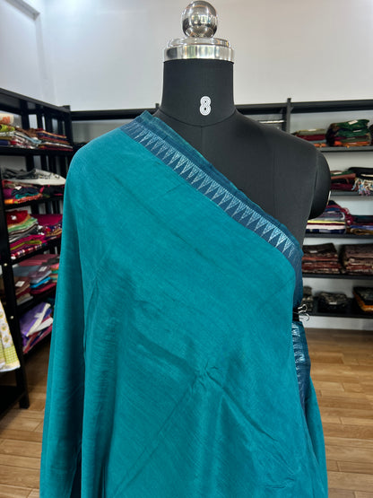 Blue kalamkari saree
