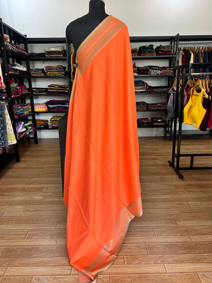 ORANGE DHANIAKHALI SAREE