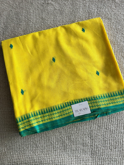 YELLOW DHANIAKHALI SAREE