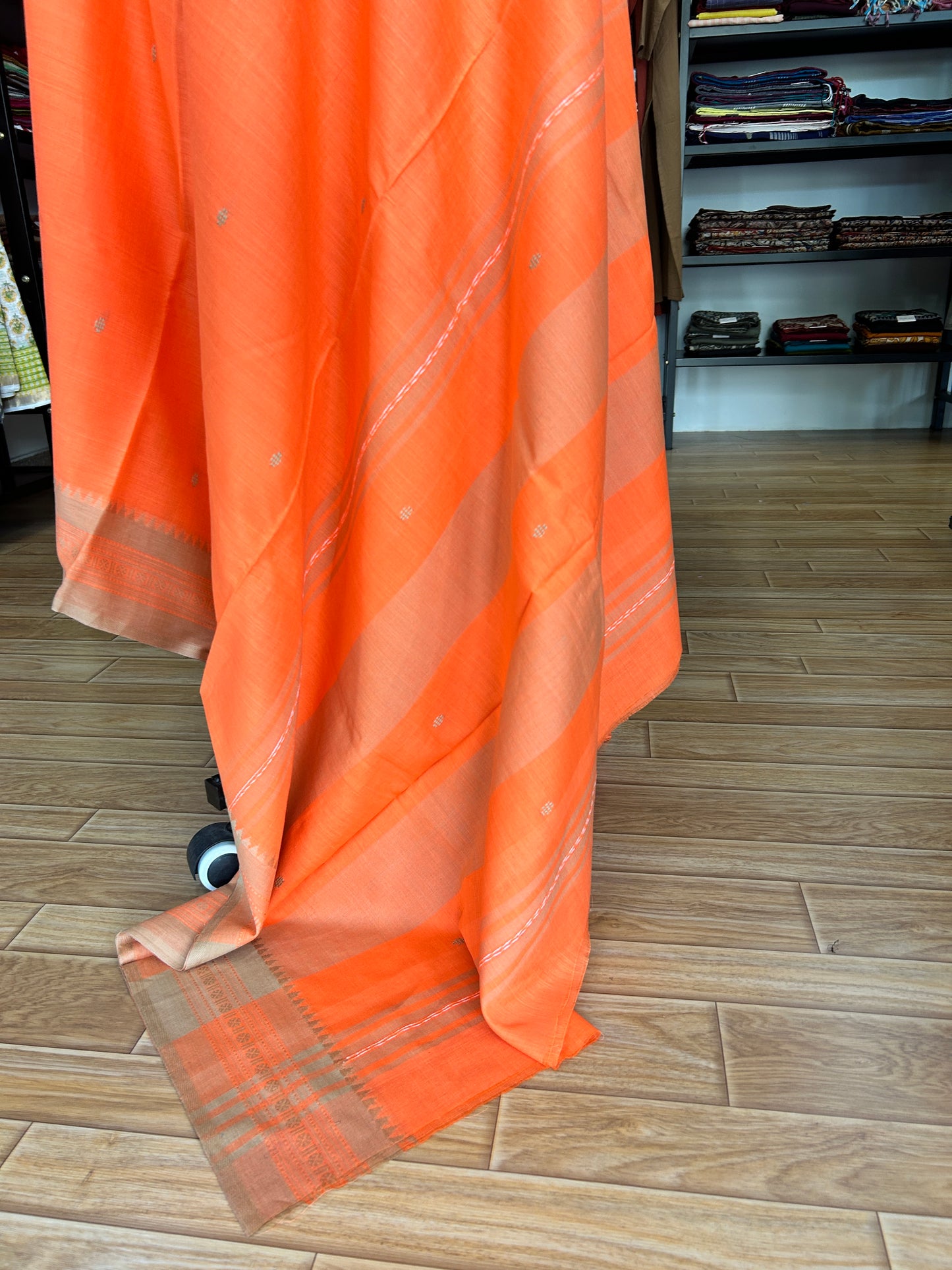 ORANGE DHANIAKHALI SAREE