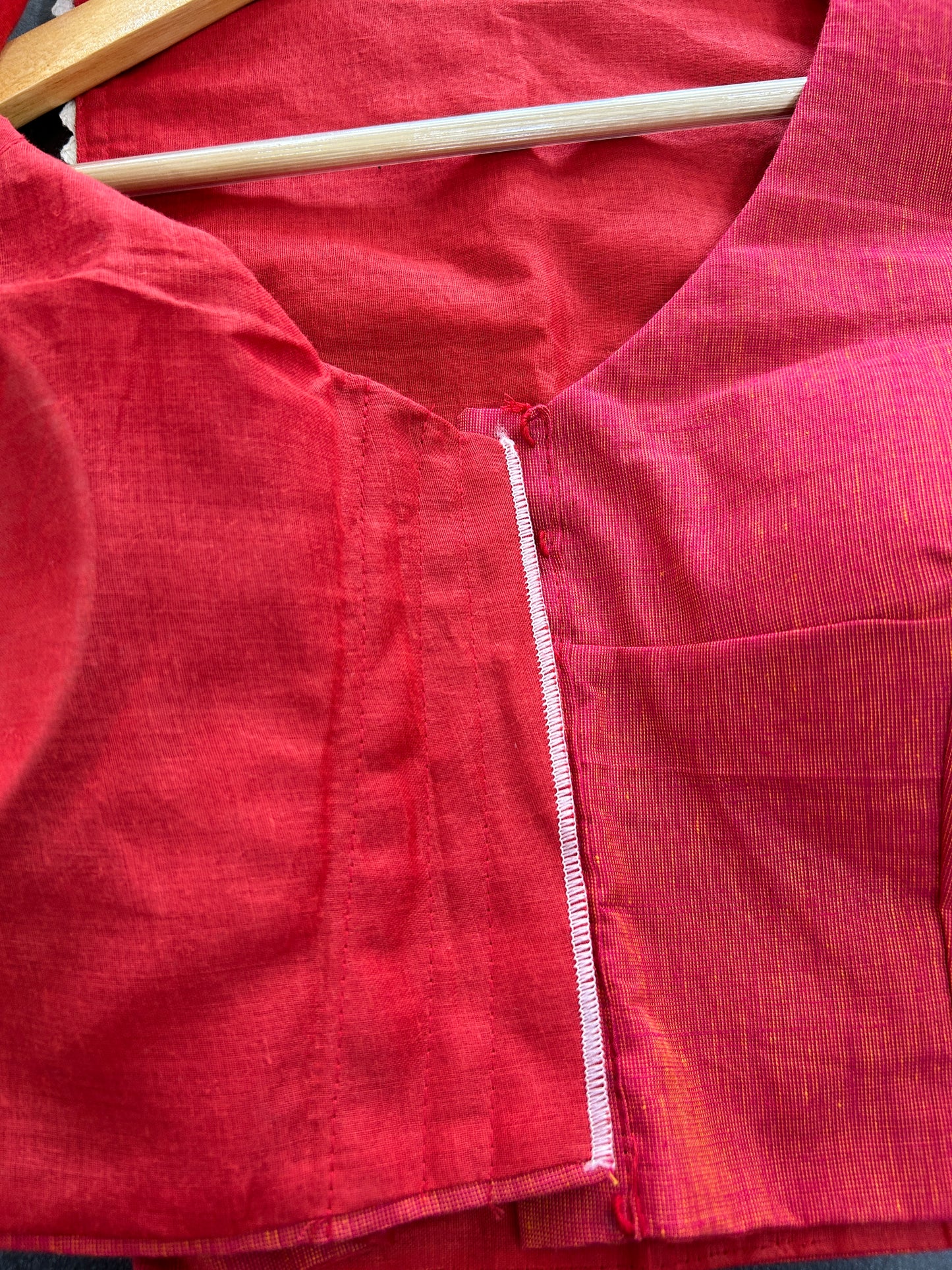 RED BLOUSE