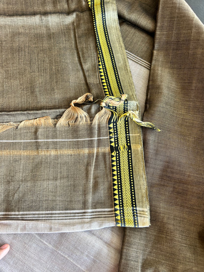 GREY NARAYANPET SAREE