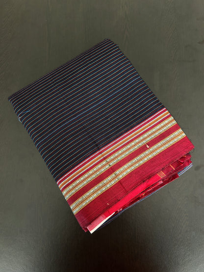 WHITE HANDLOOM ILKAL SAREE