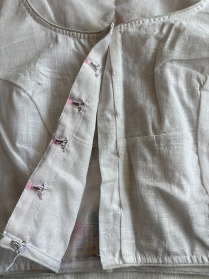 White Embroidered blouse