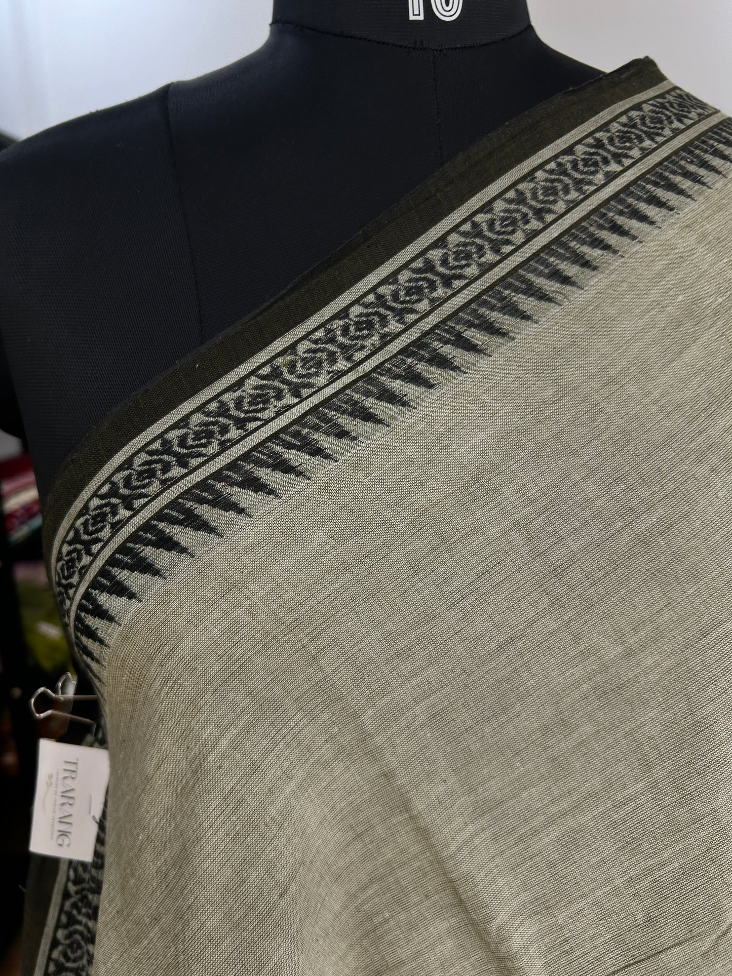 GREY DHANIAKHALI SAREE
