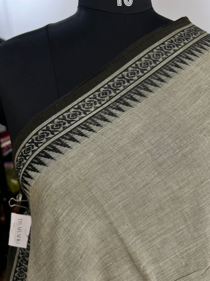 GREY DHANIAKHALI SAREE