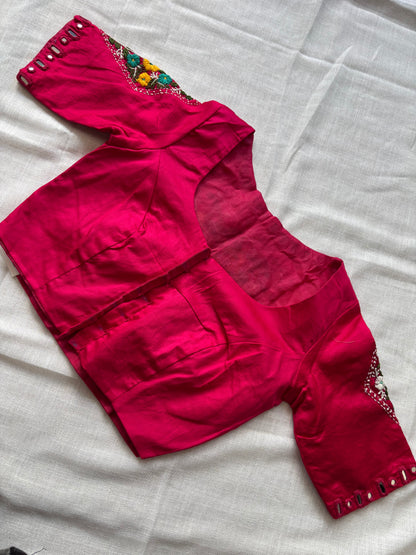 Pink Embroidered blouse