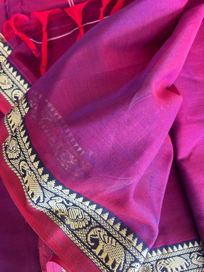 PINK NARAYANPET SAREE