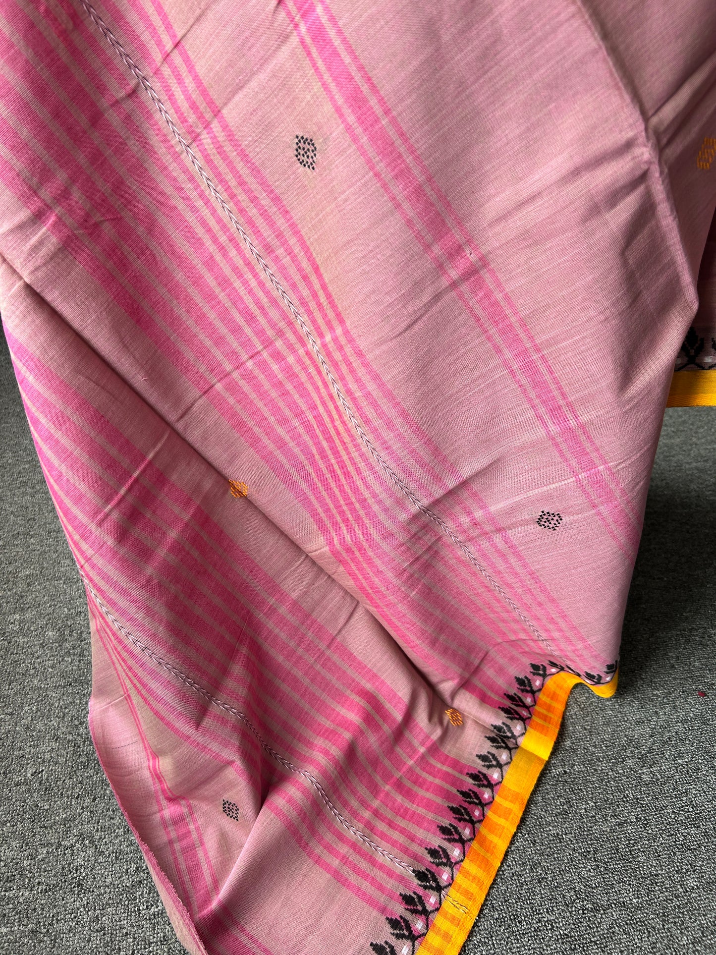 PINK DHANIAKHALI SAREE