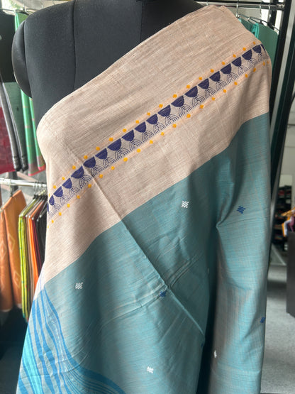 GREEN DHANIAKHALI SAREE