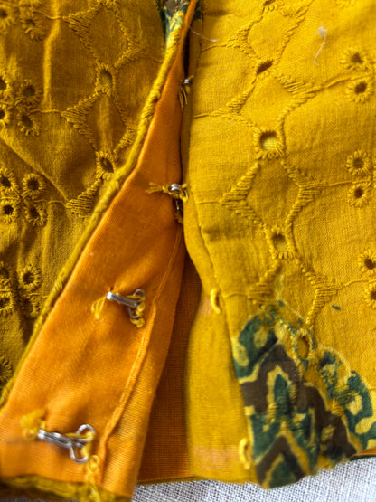 YELLOW HAKOBA BLOUSE