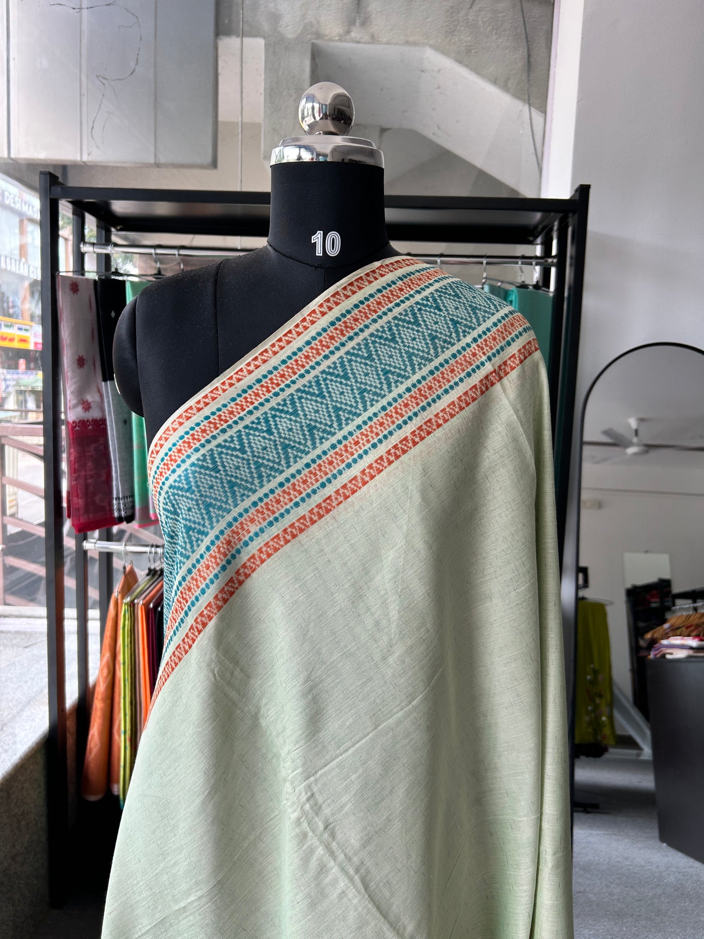GREEN DHANIAKHALI SAREE