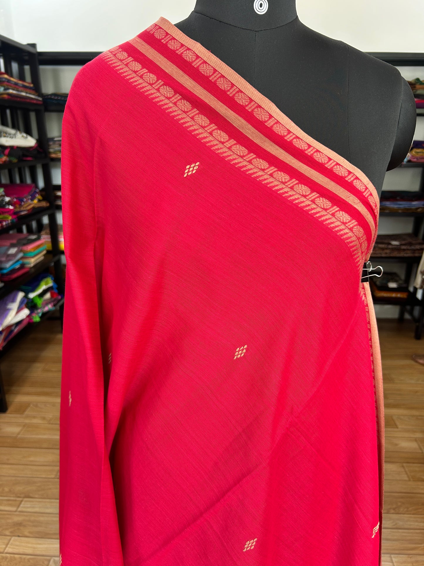 PINK DHANIAKHALI SAREE