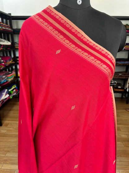 PINK DHANIAKHALI SAREE