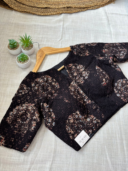 BLACK HAKOBA BLOUSE