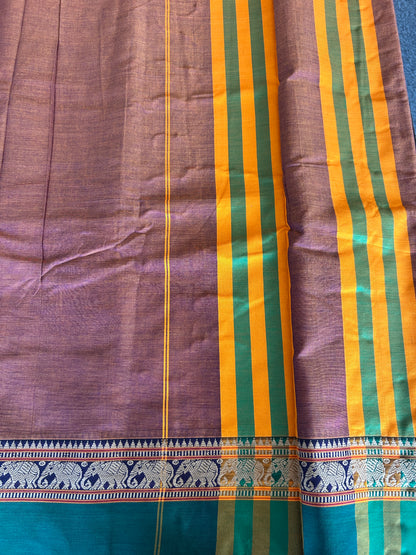 PEACH NARAYANPET SAREE