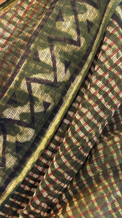 Green kota saree