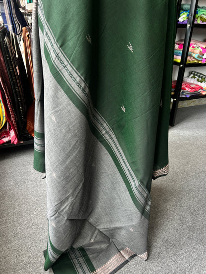 GREEN DHANIAKHALI SAREE