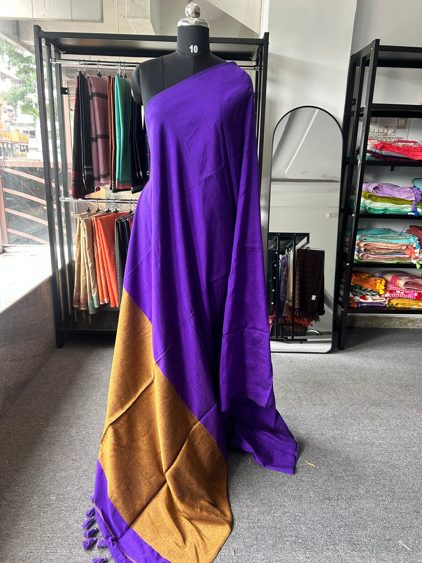 PURPLE ACRYLIC COTTON