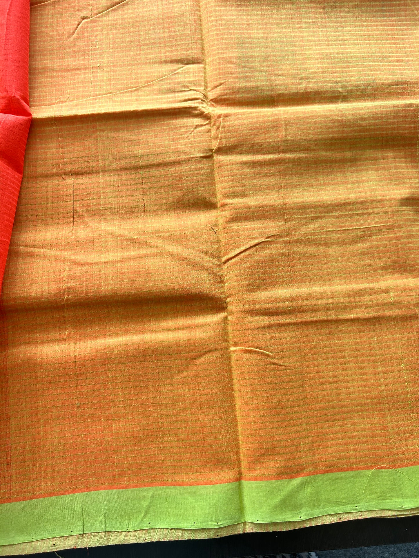 ORANGE MANGALAGIRI SAREE