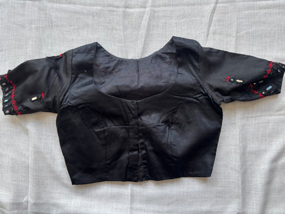 Black Embroidered blouse