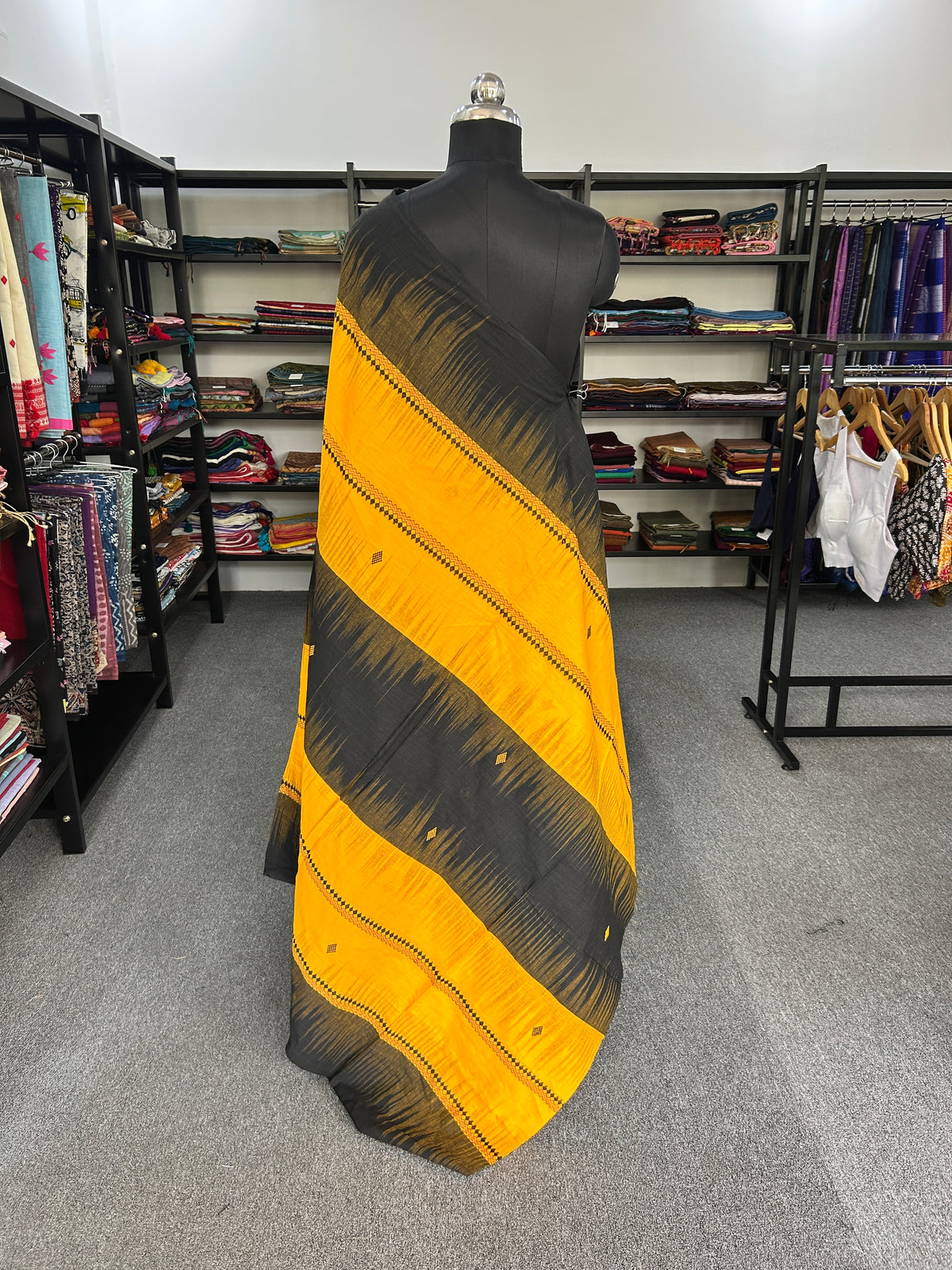 YELLOW DHANIAKHALI SAREE