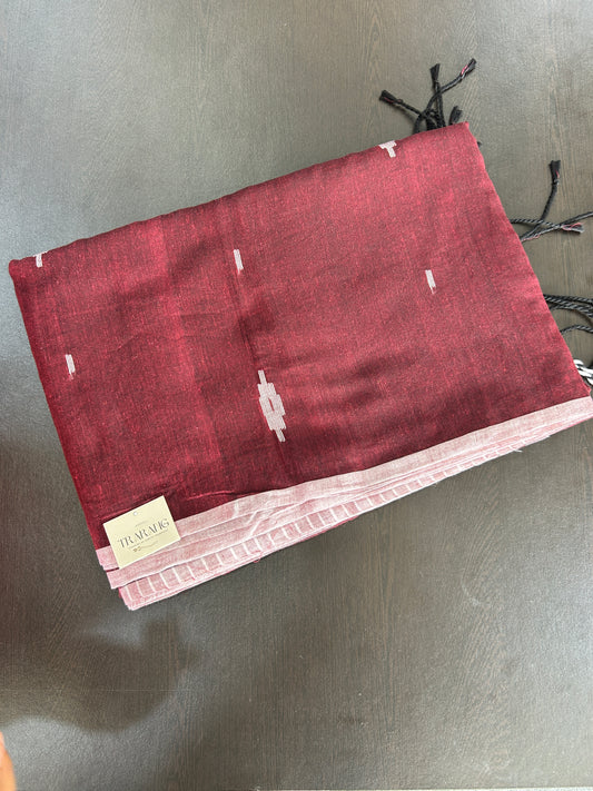 BROWN MUL JAMDANI SAREE