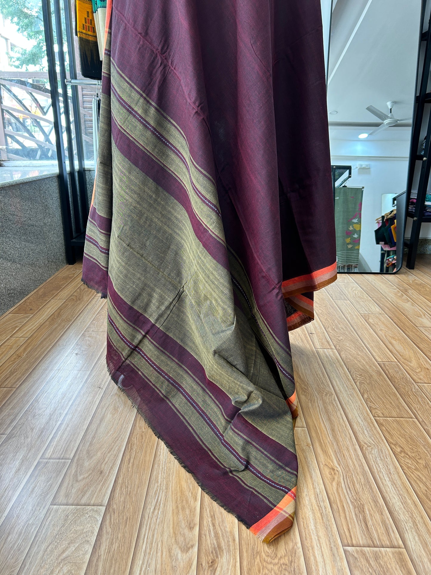 BROWN DHANIAKHALI SAREE
