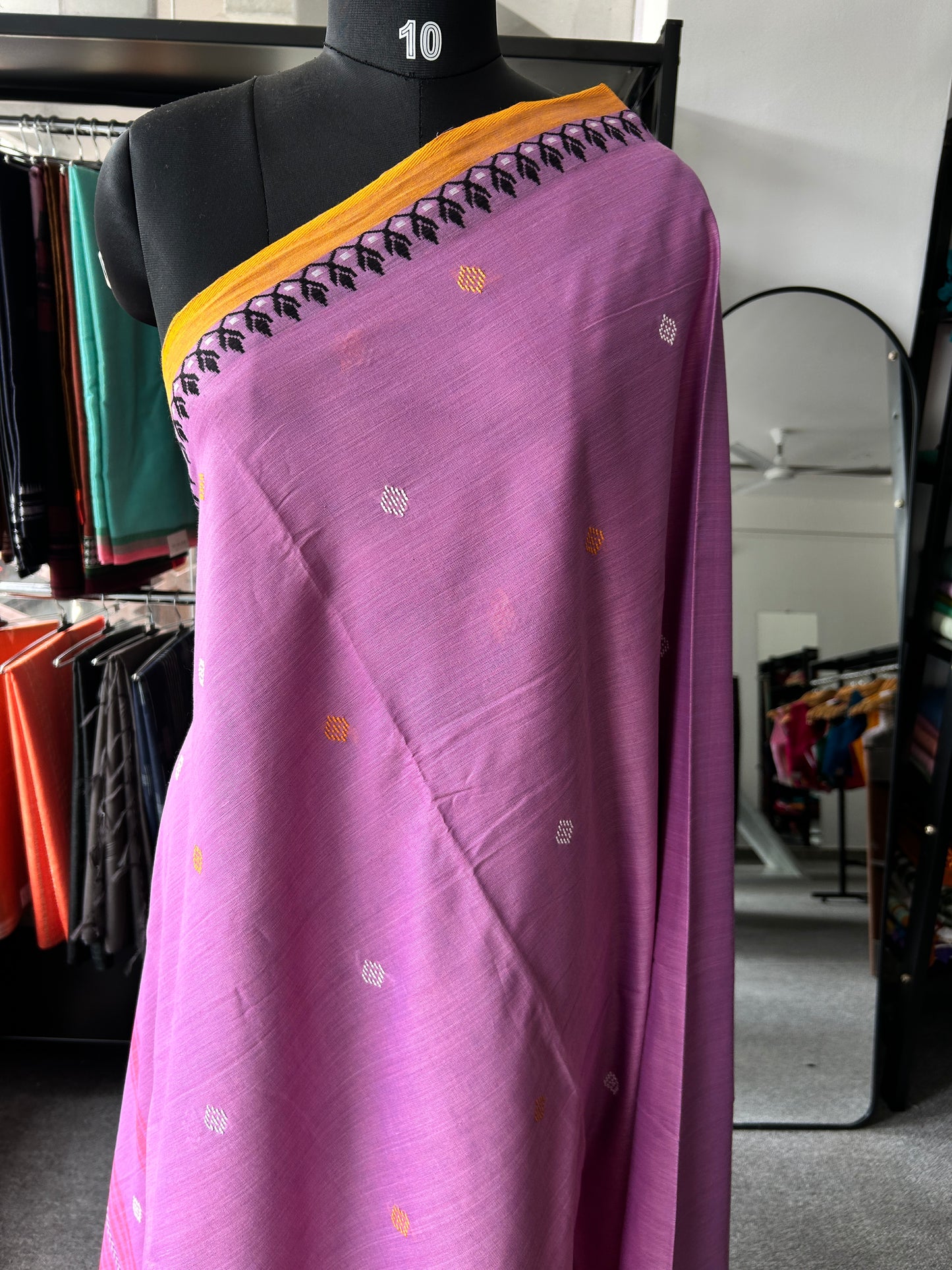 PINK DHANIAKHALI SAREE