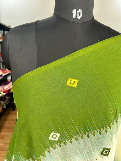 GREEN DHANIAKHALI SAREE