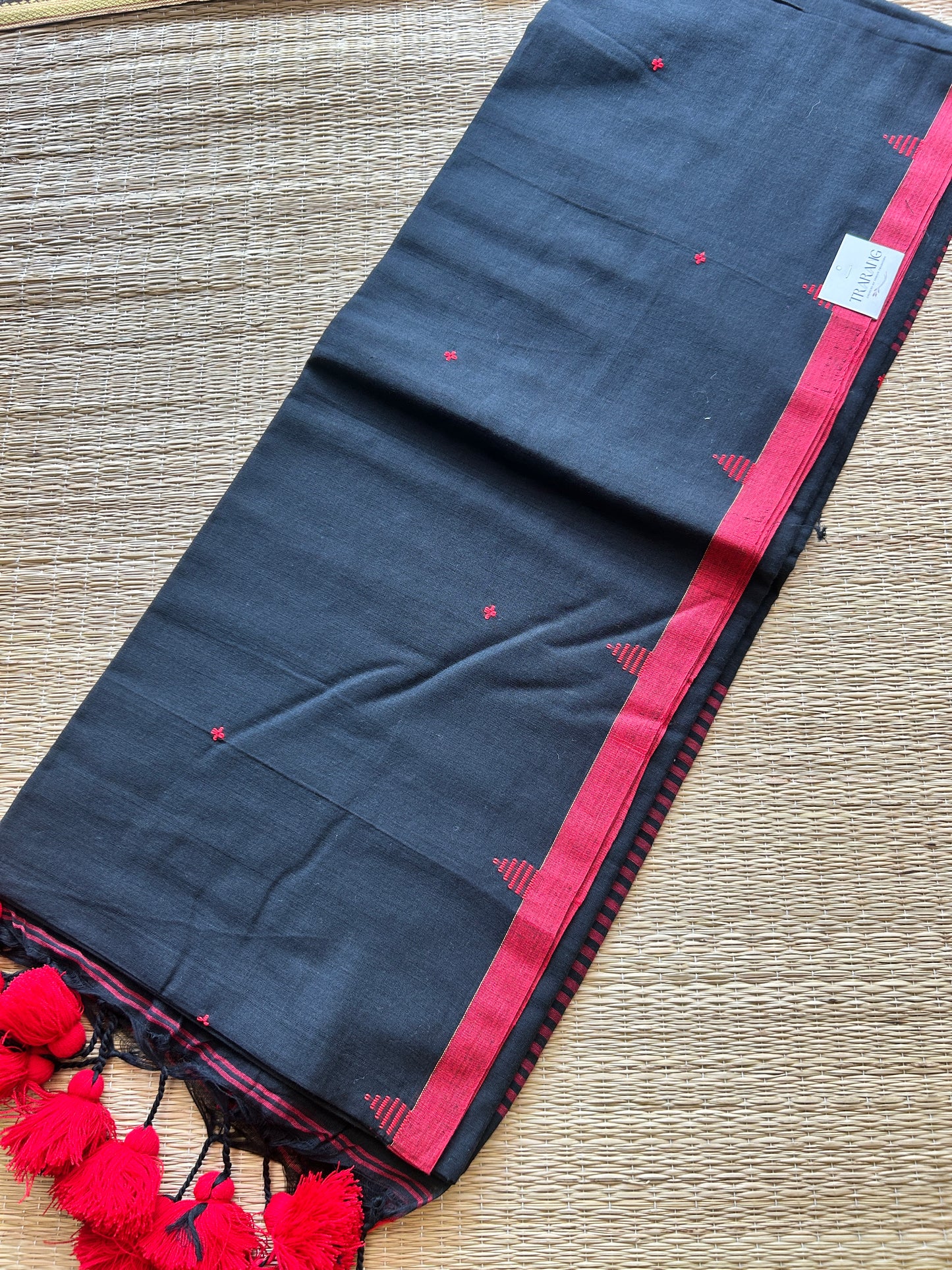 BLACK JAMDANI SAREE