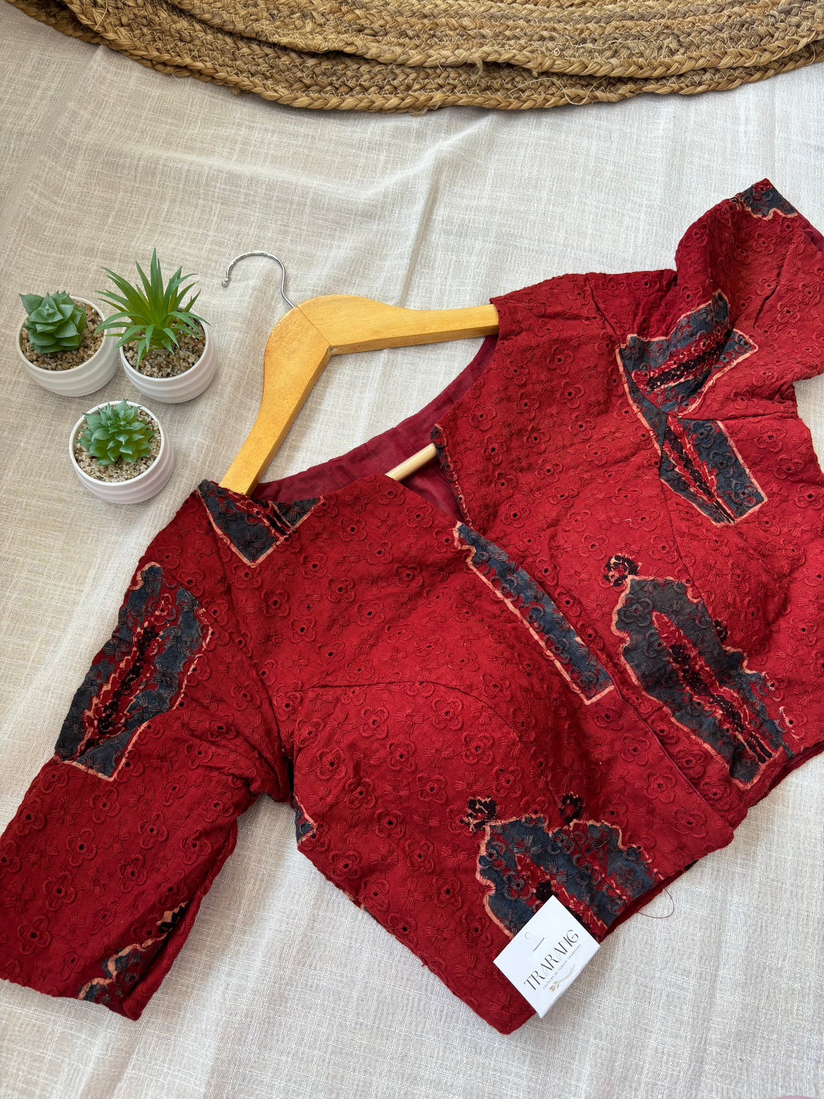 MARRON HAKOBA BLOUSE