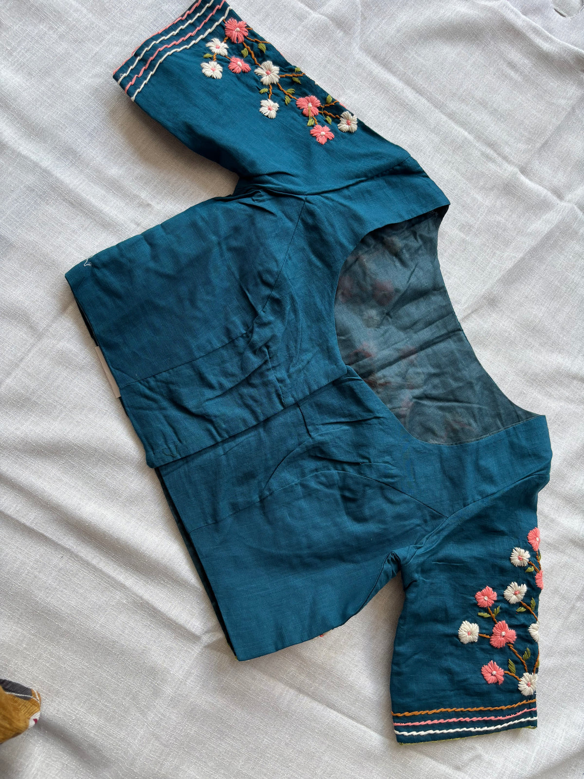 Green Embroidered blouse