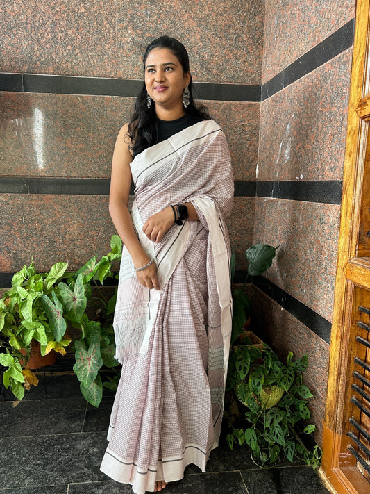 PINK PATTEDANCHU SAREE.