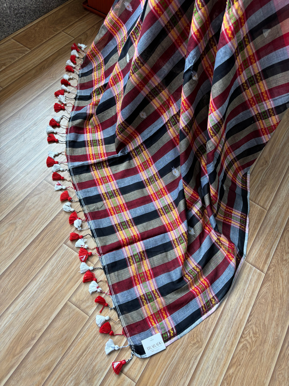 BLACK INSPIRED BHUJODI SAREE
