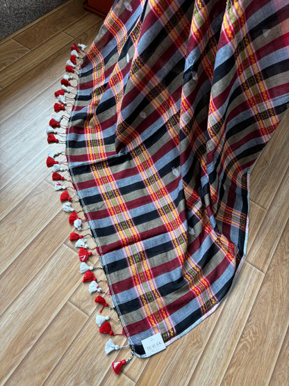 BLACK INSPIRED BHUJODI SAREE