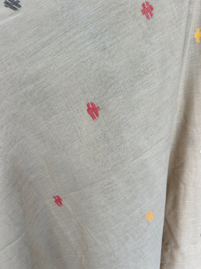 BIEGE JAMDANI SAREE