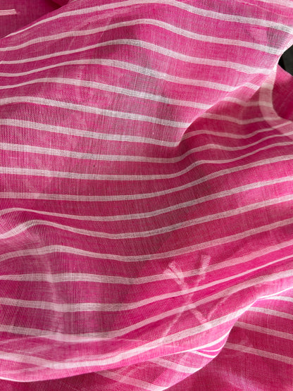 PINK MUL JAMDANI SAREE