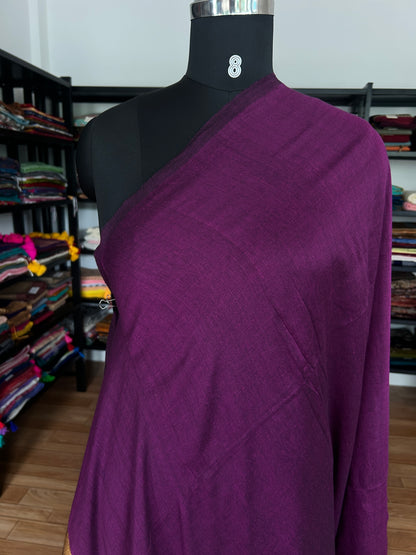 PURPLE ACRYLIC SAREE