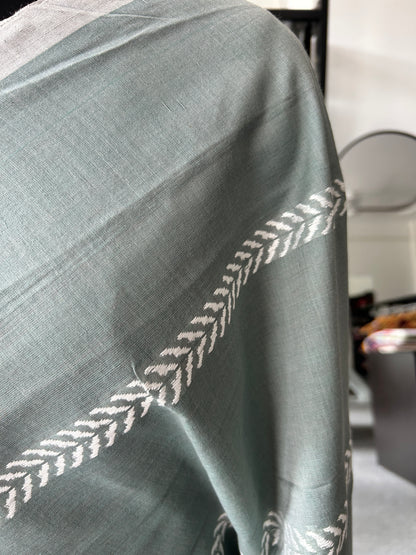 GREY DHANIAKHALI SAREE