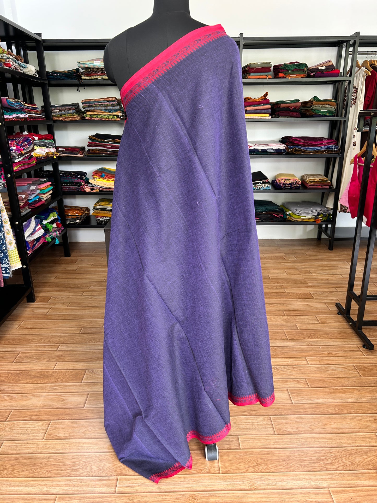 PURPLE DHANIAKHALI SAREE