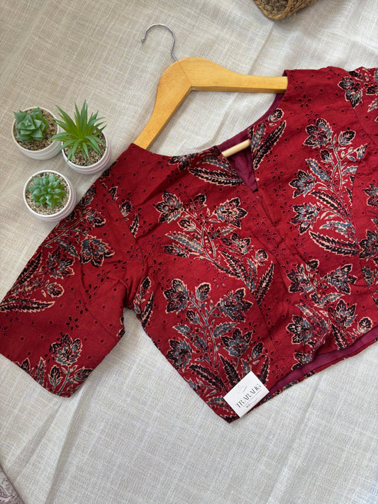 MARRON HAKOBA BLOUSE