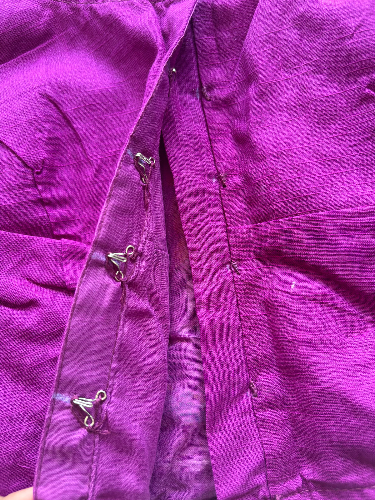 Purple Embroidered blouse