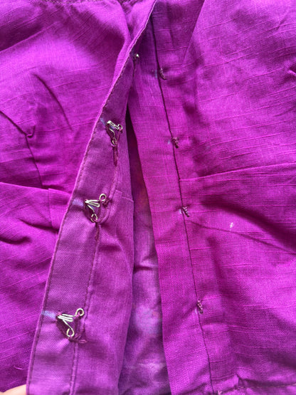 Purple Embroidered blouse