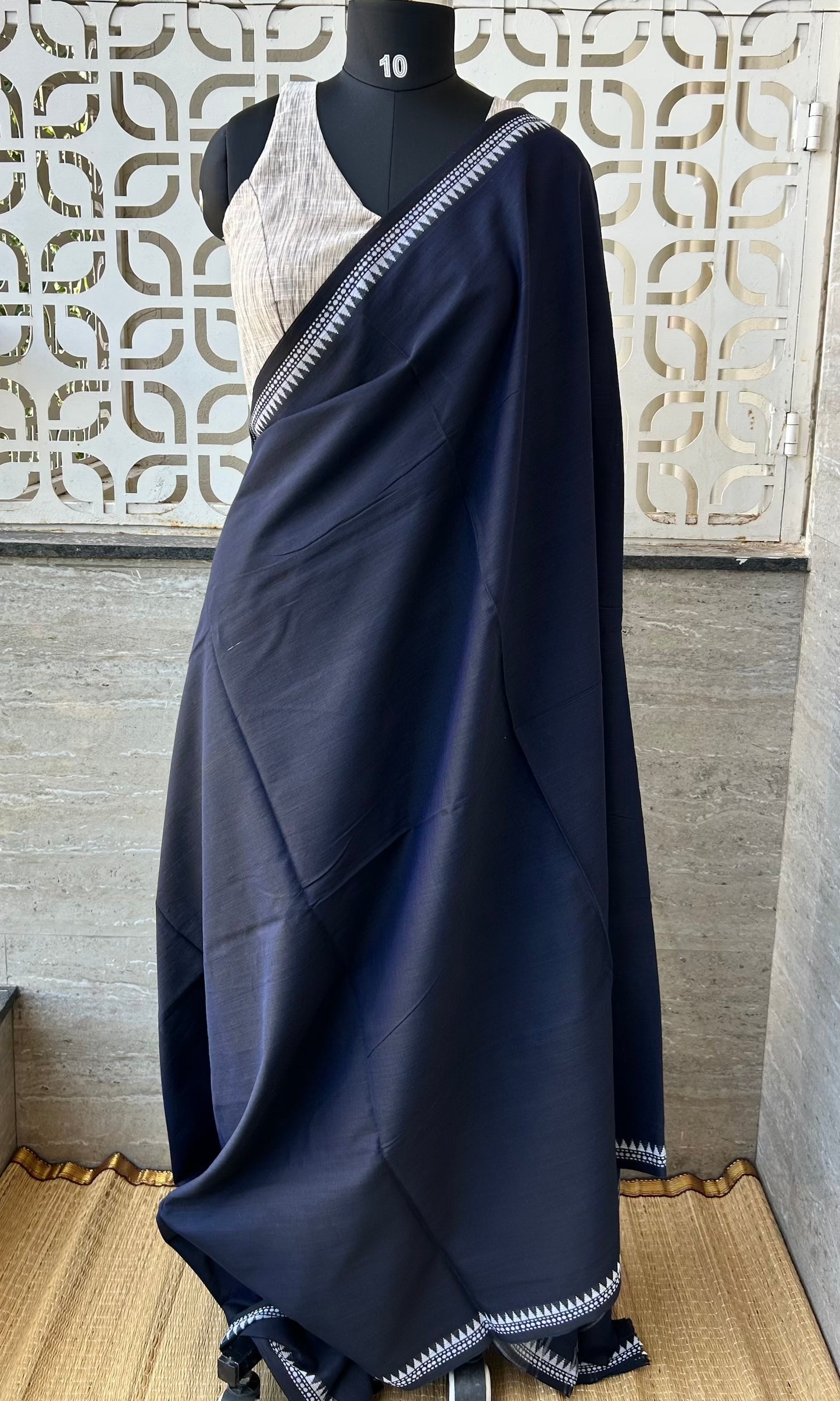 BLACK DHANIAKHALI SAREE